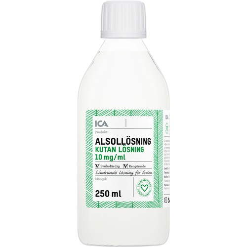 Alsollösning 250ml ICA Hjärtat