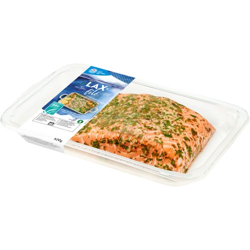 Laxfilé citron & örter 520g ICA Gott Liv