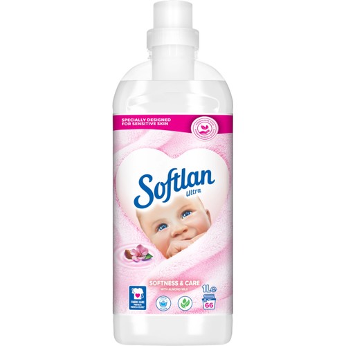 Sköljmedel Softness and Care 1l Softlan