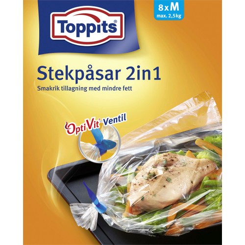 Stekpåsar 8-p Toppits