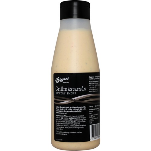 Grillmästarsås Hickory smoke 480g Biggans