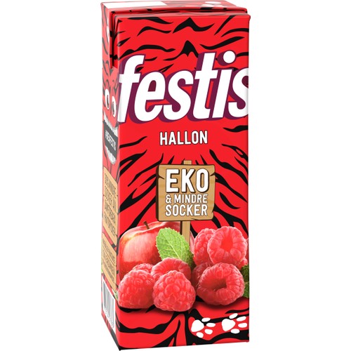 Fruktdryck Hallon Ekologisk 20cl Festis