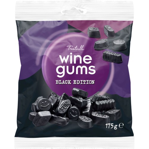 Vingummin Black Edition 175g Treatville