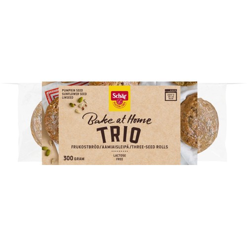Trio frukostbröd glutenfri 300g Schär