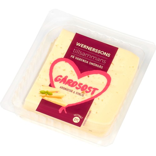 Gårdsost Skivad 275g Wernerssons