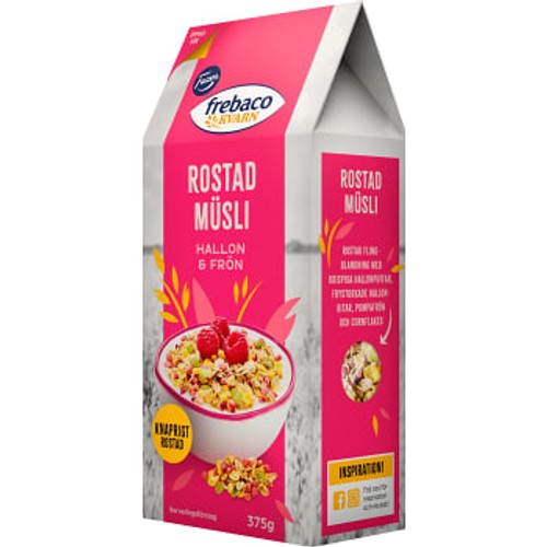 Rostad Müsli Hallon & Frön 375g Frebaco