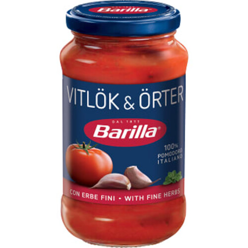 Pastasås Vitlök & Örter 400g Barilla