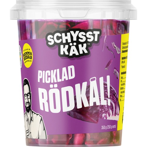 Rödkål Picklad 250g Schysst käk