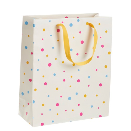 Presentpåse Konfetti 26x31 cm