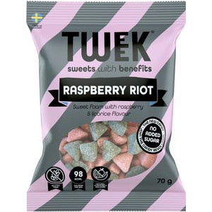 Godispåse Skum Hallon Lakrits 70g Tweek