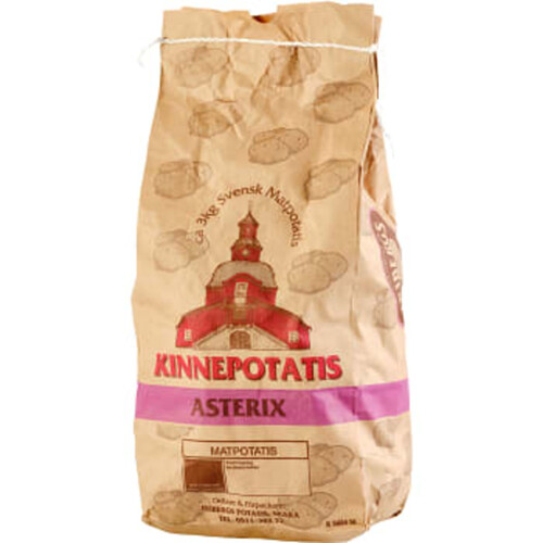 Potatis Asterix ca 3kg Bröderna Fribergs Potatis