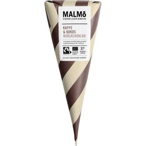 Choklad Kaffe & Kokos 37% 90g Malmö Chokladfabrik