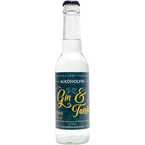 Alkoholfri Gin & Tonic Citrus 275ml Skånska Spritfabriken