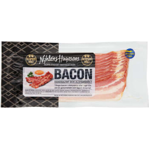Bacon Alspånsrökt ca 180g Nyhléns Hugosons