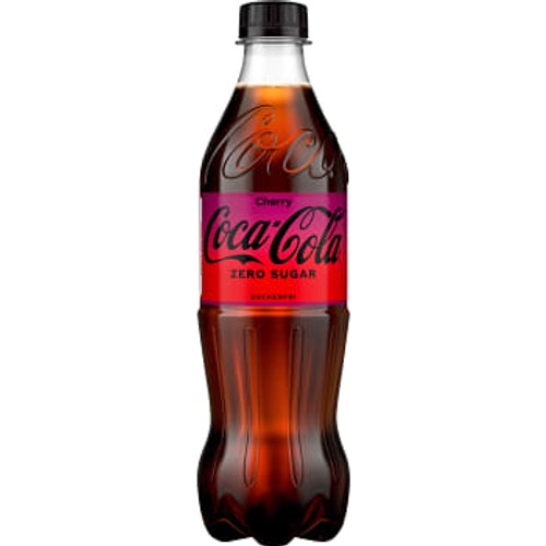 Läskedryck Cherry Zero Sugar 50cl Coca-Cola