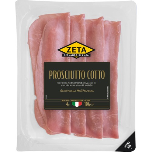 Skinka Lufttorkad Prosciutto Cotto 120g Zeta