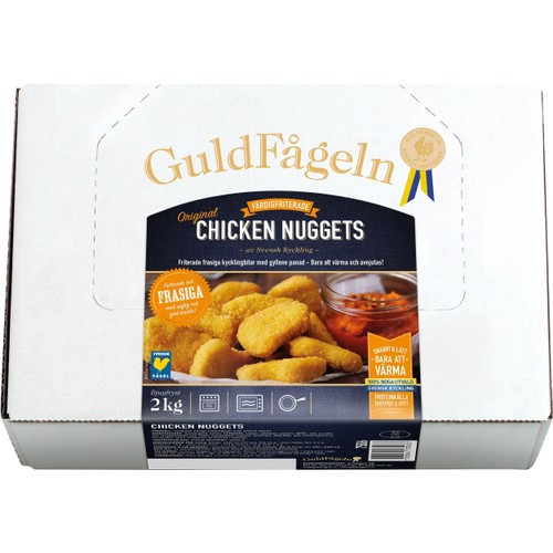 Chicken nuggets Fryst 2kg Guldfågeln