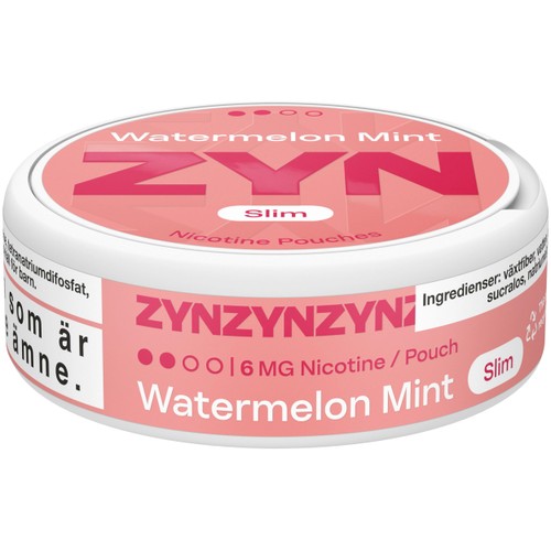 Zyn Watermelon Mint Slim 6mg S2 12g