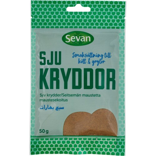 Sju kryddor 50g Sevan