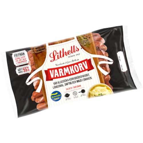 Varmkorv 55% Köttmängd 900g Lithells