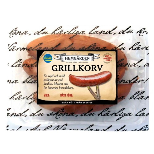 Grillkorv 240g Hemgården