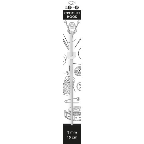 Virknål Aluminium 3mm/15cm 1st Falk