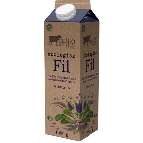 Standardfil 3% 1000g KRAV Grådö Mejeri