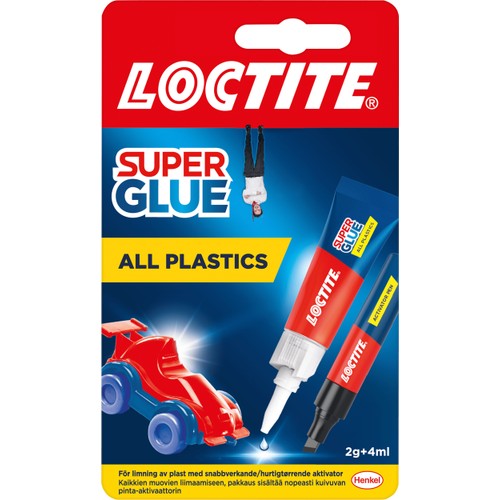Lim Super Glue All Plastics 2g+4ml Loctite