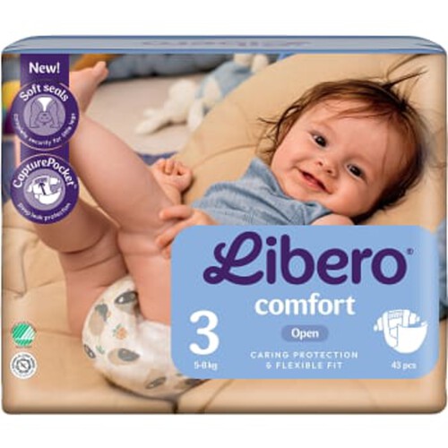 Blöjor Comfort Strl 3 5-8kg 43-p Libero