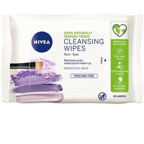 Cleansing Wipes Sensitive 25-p Nivea