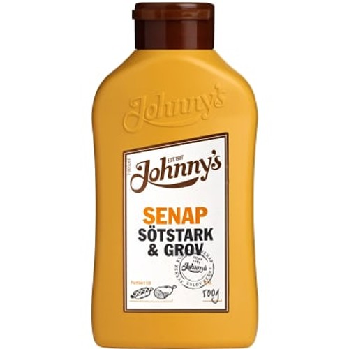 Senap Sötstark & grov 500g Johnnys