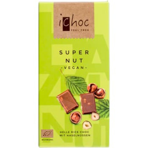 Chokladkaka Vegan Super nut Ekologisk 80g ichoc