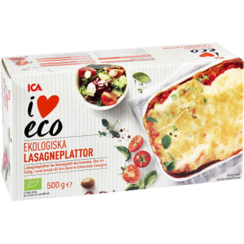 Lasagneplattor Ekologisk 500g ICA I love eco