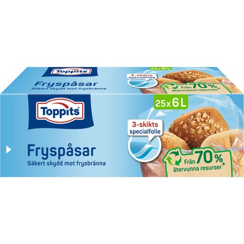 Fryspåsar 25-p 6l Toppits