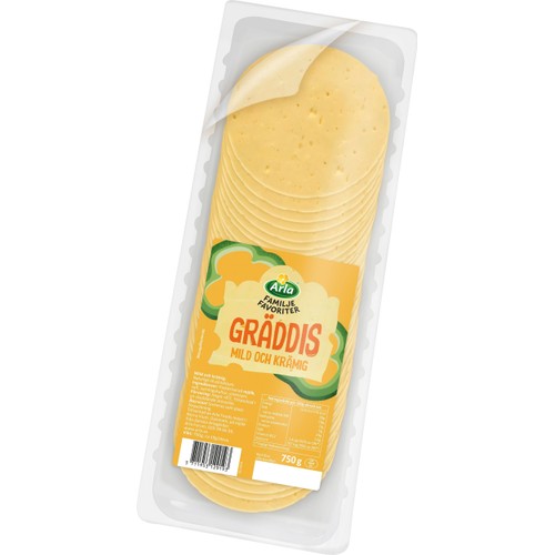 Ost Gräddis Skivad 750g Arla