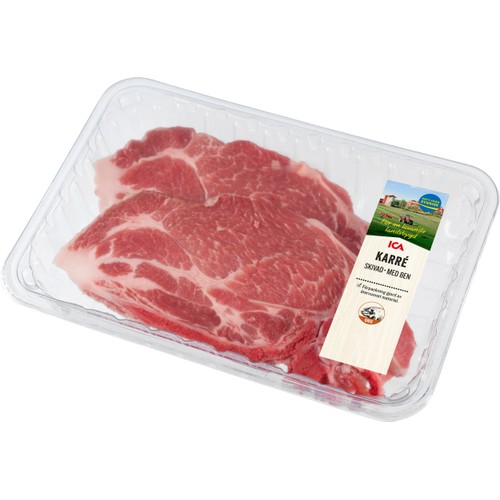 Karré Färsk Skivad med ben ca 450g ICA