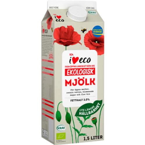 Standardmjölk 1,5l ICA I love eco
