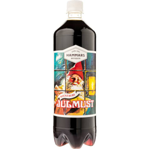 Julmust Utan Socker 1000ml Hammars Bryggeri