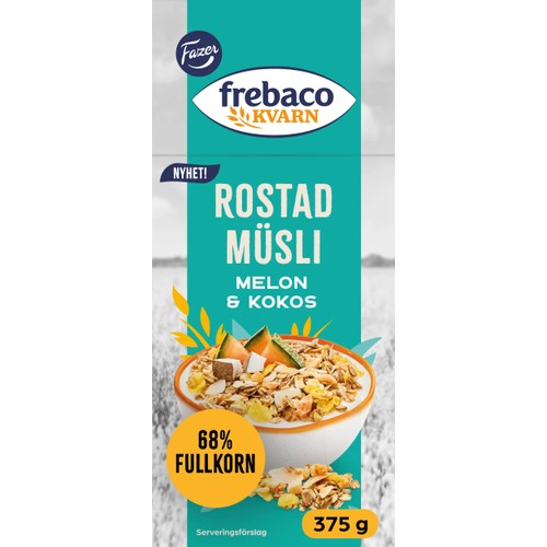 Rostad Müsli Melon & Kokos 375g Frebaco