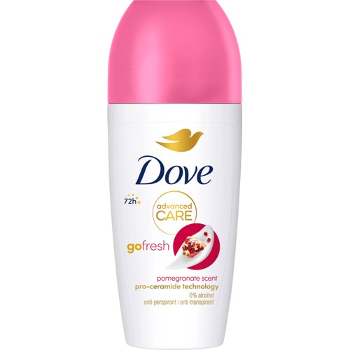 Deodorant 72h Advanced Care Pomegranate Scent Roll On 50ml Dove