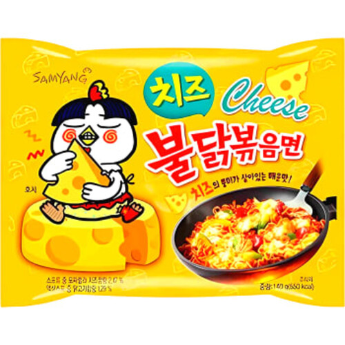 Snabbnudlar Buldak Cheese 140g SAMYANG