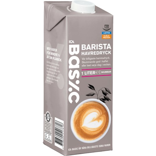 Havredryck Barista 1000ml ICA Basic