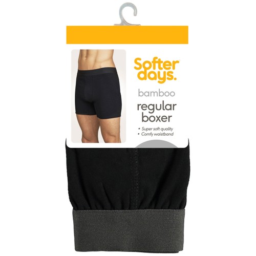 Boxer bambu XL 1p svart Softer Days