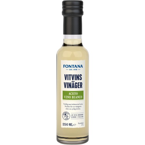 Vitvinsvinäger 250ml Fontana