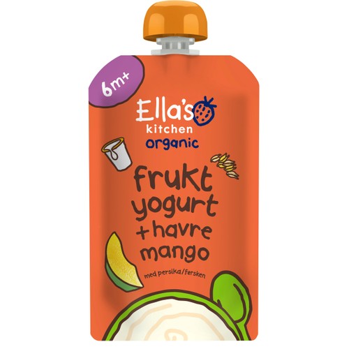 Mellanmål Mango squeeze 6m Ekologisk 100g Ella´s kitchen