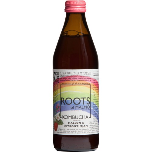 Kombucha Hallon & Citrontimjan 330ml Roots of Malmö