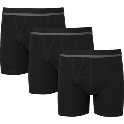 Boxer Rib svart 3p L mywear