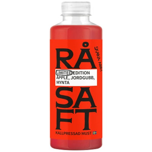 Juice Äpple Jordgubb Mynta LTD 700ml Råsaft