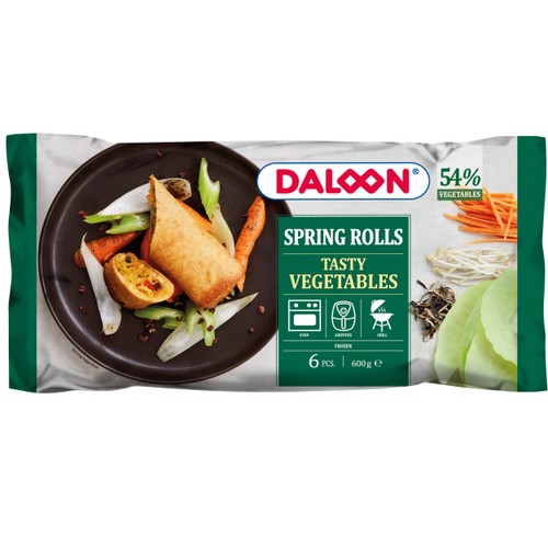 Vårrullar grönsaker 6-p 600g Daloon