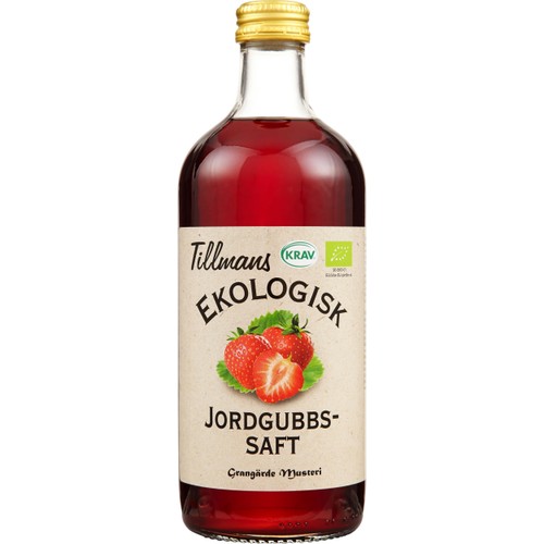 Jordgubbssaft 0,5l KRAV Grangärde Musteri